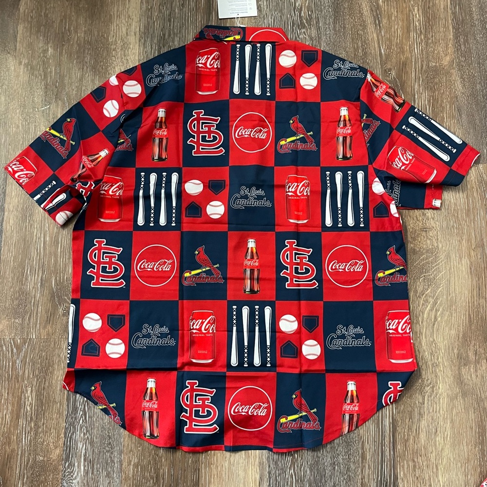 1 St. Louis Cardinals Coca-Cola Men's Red Shirt XL